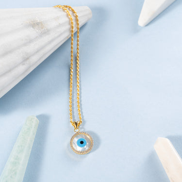 Turquoise Mystic Eye Necklace.