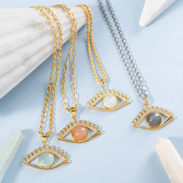 Cosmic Eye Moonstone Necklace