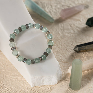 Career Clarity: Fluorite & Labradorite Power Bracelet