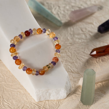 Gut Health- Amethyst, Carnelian, Citrine