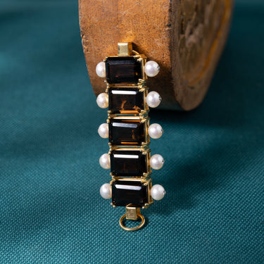 Smoky Cascade Brooch