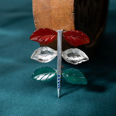 The Leafy Triad Brooch