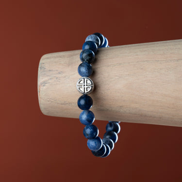 Sodalite Eternal Knot Bracelet